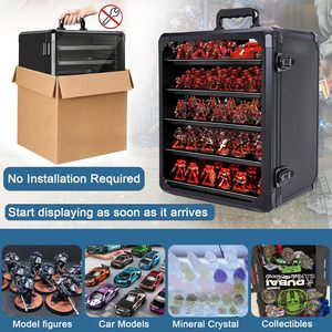 Boîte de rangement miniature robuste anti-odeur 17x13.7x15.2 pouces grande capacité portable pour Warhammer 40K avec cadre en alliage d'<span class=keywords><strong>aluminium</strong></span> - Product Image 6
