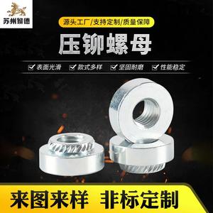 Stainless Steel Press Fit Nuts Metric <b>Thread</b> <b>Inserts</b> 8.8 Strength Grade A For General Equipment Manufacturing - Product Image 5