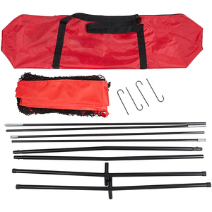 高品質 大型 レッド 7x7 野球 ソフトボール 練習用 プレーネット ターゲット付き - Product Image 3