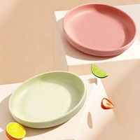 Vaisselle pour tout-petits compatible lave-vaisselle, sans BPA, assiette bébé en silicone anti-déversement, bol repas enfant réutilisable antidérapant avec forte ventouse