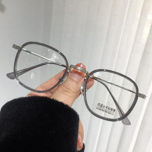 Montures de lunettes ovales anti-lumière bleue pour femmes, taille moyenne, verres anti-radiation, YC5128 B2 - Product Image 4