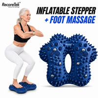 Set de Gimnasio en Casa, Entrenamiento Cardiovascular, Stepper Inflable, Máquina de Ejercicios con Step, Entrenamiento Cardiovascular Diario, Ejercicio en Casa