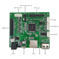 Placa Base de Reproductor Multimedia Personalizada Fujingdian de 10.1 Pulgadas, Placa Controladora de Pantalla HD LVDS con Decodificación MP4 y Controlador LCD