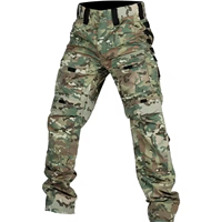 Pantalones Cargo Casuales de Hombre, de Tela Oxford, Poliéster, Softshell, Impermeables, Transpirables, Cortavientos, Cintura Elástica, Ropa de Calle para Otoño