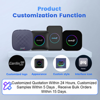 Carlinkit Dual Wifi Multimedia Caprlay Ai Box Inalámbrico Android Auto 64Gb 128Gb Tbox Video Car Play Dongle Game Tv Box para Apple