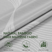 Tissu respirant en maille pour matelas, housse de matelas douce, textile pour l'ameublement, vente en gros pour les fabricants de literie