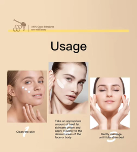 Crema Hidratante de Miel y Grasa de Res Personalizada 50g, Hidratante y Blanqueadora <span class=keywords><strong>Facial</strong></span> y Corporal para Mujeres y Hombres - Product Image 5
