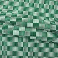 Rouleaux de tissu côtelé à haute élasticité de concepteur personnalisé écologique vêtements de yoga vêtements extensibles vêtements de sport tissus à carreaux pour vêtements