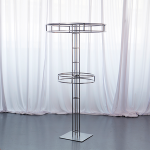 Support de fleur en or haute tendance lisse décoration de mariage support de plante support de fleur en métal de fer pour la décoration d'événement - Product Image 5