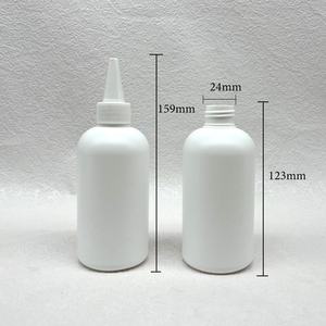 Stock d'usine Bouteilles HDPE noires bon marché 250ML 150ML Bouteille à presser ronde noire Bouteilles chimiques de monomère <span class=keywords><strong>liquide</strong></span> acrylique d'acétone - Product Image 5