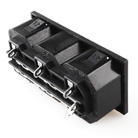 Connecteur de prise de courant alternatif multi-prises LZ-F-3L prise de produits électriques avec prise de courant connexion de prise électrique 3 broches IEC 250V
