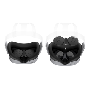Lente antiarañazos a prueba de polvo de alta calidad, cubierta protectora de silicona para gafas <span class=keywords><strong>VR</strong></span> para Oculus <span class=keywords><strong>Quest2</strong></span>/3S <span class=keywords><strong>VR</strong></span>, accesorios - Product Image 6