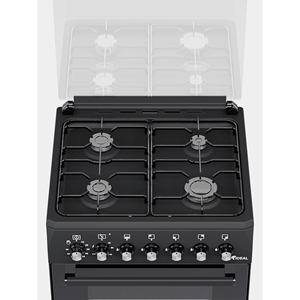 Propuesta del fabricante Cocina de gas de hierro fundido L200 con 4 quemadores de gas de encendido electrónico de diferente potencia para uso doméstico - Product Image 5