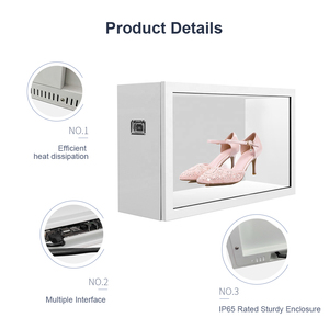 70 Inch Holographic Box Showcase Màn Hình Hiển Thị Kỹ Thuật Số Kiosk/Transparent <span class=keywords><strong>LCD</strong></span> Quảng Cáo Hiển Thị - Product Image 4