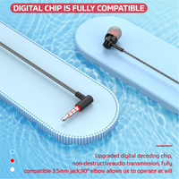 Écouteurs filaires 3,5 mm, écouteurs intra-auriculaires avec micro, compatibles avec iPhone/iPad/Android/ordinateur portable/PC