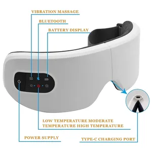 Portable Electric Music Eye Fatigue Massager <strong>Vibration</strong> Heating Intelligent Smart Eye Massager Equipment Device - Product Image 5