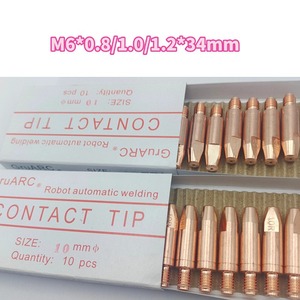 Embout de contact Gruarc M6*0.8/1.0/1.2*34mm pour soudage robotisé - Product Image 2