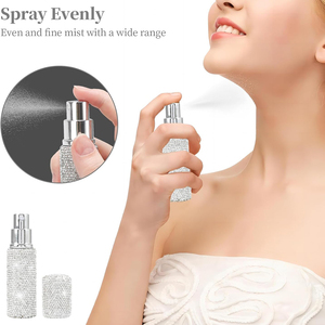 Bottiglia di cristallo Glitter Mini da viaggio sottovuoto sotto pressione <span class=keywords><strong>per</strong></span> bottiglia di <span class=keywords><strong>profumo</strong></span> liquido da 10ml - Product Image 3