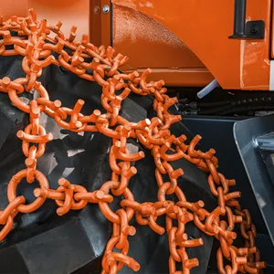 BOHU ormancılık tekerlek parça zincir Skidder lastik koruma kar zinciri alaşım çelik Skidder zincirleri ağır