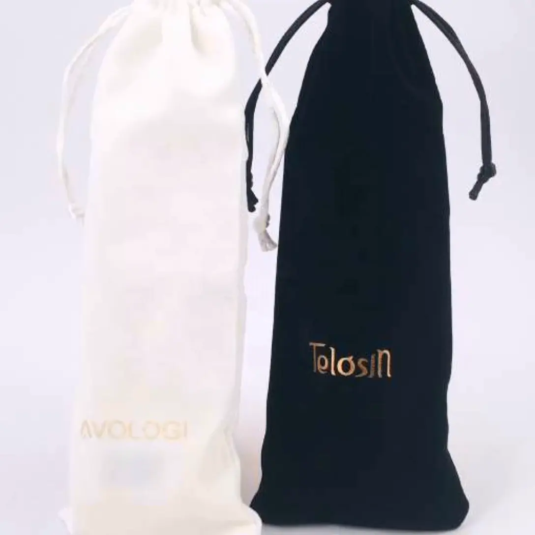 Luxus design Custom schmuck kordel tasche samt verpackung taschen