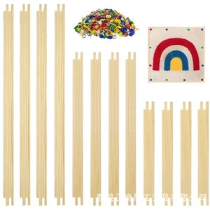 Cross Stitch Embroidery <b>Frame</b> <b>Canvas</b> Square Shape Handmade Needlework Craft With Wooden Stretch Rod <b>For</b> DIY Projects - Product Image 5