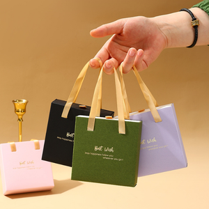 Cajas de Joyería de Lujo con Logotipo Personalizado, Cajón de Papel para Almacenamiento de Joyería, Bolsa de Mano Rectangular Portátil, Diseño Cuadrado, Cajas de Joyería de Lujo a la Moda - Product Image 6