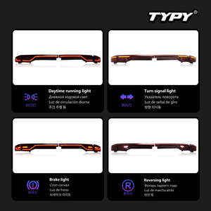 Conjuntos de Luces Traseras TYPY para Honda HR-V 2023-2026: Luces Traseras LED, Luces de Circulación Diurna (DRL) y Señales de Giro Secuenciales - Product Image 4