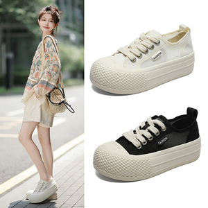 Nouvelles baskets en maille respirantes à semelle épaisse et robuste, antidérapantes et résistantes à l'usure, chaussures de sport décontractées pour femmes, collection été 2026 - Product Image 3