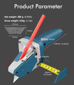 Vật liệu xây dựng công cụ thông minh thạch cao Board Cutter Công cụ Cắt DIY đa chức năng chế biến gỗ vẽ dòng La bàn dao - Product Image 2