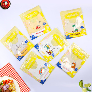 Venta caliente protección del medio ambiente no tóxico impermeable se puede personalizar babero de bebé de silicona de grado alimenticio impreso - Product Image 6