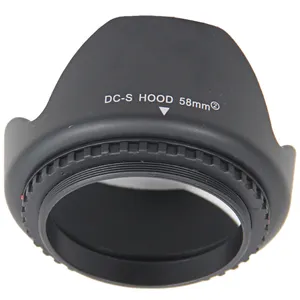 helical mount flower shape 58mm Lens hood universal for all brand digital camera