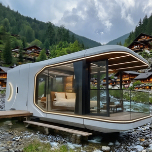 Nhà Máy Giá tùy chỉnh vườn đổ đúc sẵn cabin viên nang cho khách sạn với hệ thống thông minh - Product Image 1