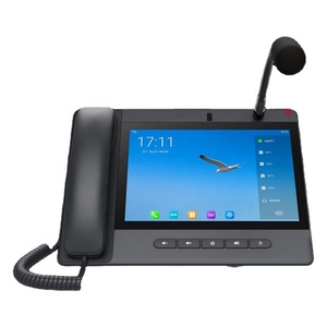 Système d'<span class=keywords><strong>interphone</strong></span> réseau IP VoIP avec écran tactile, hôte vidéo intelligent, liaison de conférence, accès à distance via PoE SIP - Product Image 1