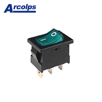 Interrupteur à bascule en plastique vert rouge Arcolps RL3-3 ON-OFF 3P SPST IP65 16A 250V Connexion rapide pour l'automatisation