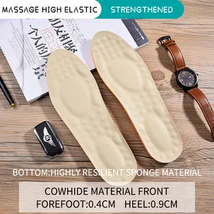Hochbogen-Unterstützung Ledersohlen für Herren Damen flache Füße Entlastung Deodorant atmungsaktiv speziell flacher Boden Einstellbare Schuhsohlen