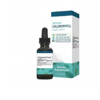 Gouttes liquides de chlorophylle végétaliennes 50 mg par dose, dérivées de feuilles de mûrier, 60 ml, complément alimentaire pour adultes, améliore l'immunité, favorise la croissance des cheveux