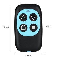 Control Remoto Clonable de 6V y 4 Botones, Multifrecuencia, Duplica 280mhz-915mhz, Control Remoto para Puerta, Copia de Código