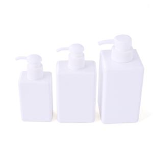 ขวดพลาสติกสี่เหลี่ยมสีดำสำหรับแชมพู โลชั่น  ขนาด 150 มล. 250 มล. 280 มล. 16 ออนซ์  พร้อมหัวปั๊มสีขาว  สำหรับสบู่เหลวแบบกำหนดเองได้  วัสดุ HDPE และ PET - Product Image 5