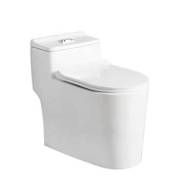 Toilettes de luxe Golden Line Toilettes de couleur blanche noire dorée Cuvette de toilette monobloc