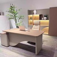 Ensemble de chaises de bureau moderne de gestionnaire de luxe meubles ergonomiques de qualité commerciale bureau en forme de L