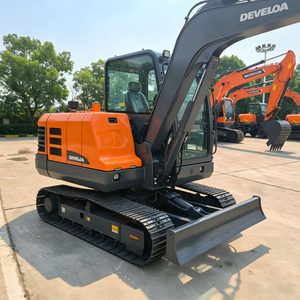 รถขุด DEVELON DX60D 6 ตัน ประสิทธิภาพสูง ระบบไฮดรอลิก แบบตีนตะขาบ จัดส่งตรงจากโรงงาน - Product Image 4