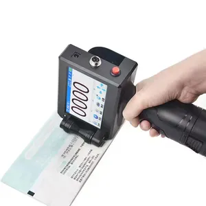 hand jet thermal automatic marking portable best before date code printing machine Handheld Inkjet Printer on wood