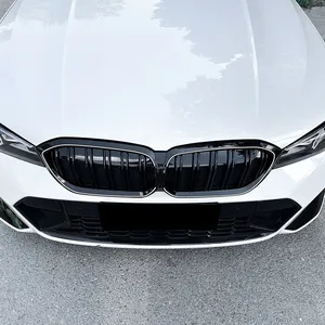 สำหรับรถยนต์ซีรีส์ 3 รุ่น G20 G21 G28 LCI ปี 2023 2024 2025 กระจังหน้าช่องลมแบบเส้นเดียวสำหรับรถแข่ง ชุดแต่งภายนอกรถยนต์ - Product Image 6