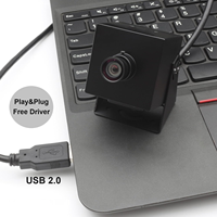 Cámara Web USB 4K 30FPS con Sensor CMOS de 48MP, Gran Angular, Lente sin Distorsión, Sin Necesidad de Controladores para Lightburn