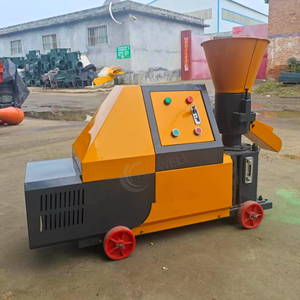 Macchina per la produzione di mangimi per animali (bovini, suini, polli) con cabina di controllo elettrica integrata per piccole aziende agricole e lavorazione di mangimi in pellet - Product Image 3