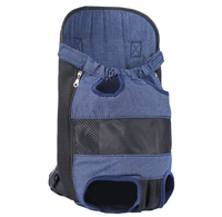 Sac à dos de transport pour chien en maille, réglable, mains libres, orienté vers l'avant, pour vélo, moto, voyage, fabriqué au Vietnam