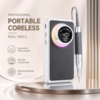 Ponceuse à ongles sans fil rechargeable 40000 tr/min pour manucure et pédicure, élimination des callosités, machine de polissage pour salon