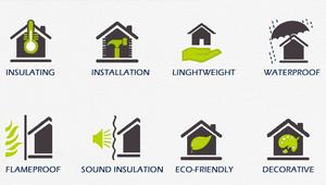 Panneaux muraux extérieurs isolés en métal <span class=keywords><strong>l</strong></span>éger gravés faciles à installer, <span class=keywords><strong>façade</strong></span> durable résistante aux intempéries - Product Image 6