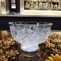 Décoration de maison de luxe, bol à fruits en cristal bohème Lalique, personnalisé, écologique, vaisselle, ornement de table
