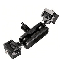 Support de caméra Magic Arm, support d'extension à double rotule de type Arri avec vis 1/4 pour moniteur, éclairage d'appoint, micro, caméra d'action
